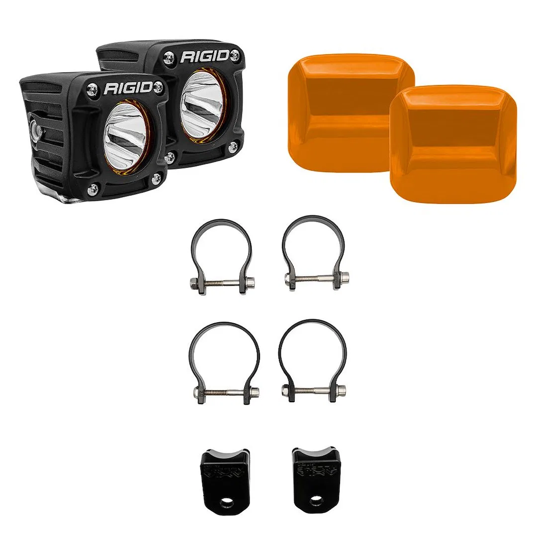 41650 – RIGID IND Driving/ Fog Light, LED Bulb Amber Bulb 2.3 Inch Length x 2.7 Inch Height 22 Watt Bulb 1.4 Amp Draw...